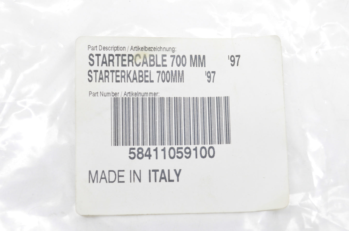 OEM KTM 58411059100 Starter Cable 700mm NOS