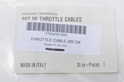 OEM KTM 77002091000 Throttle Cable NOS