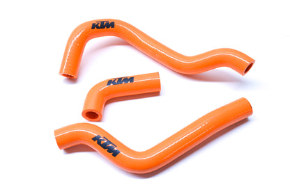 OEM KTM U6908881 Orange Radiator Hose Kit NOS