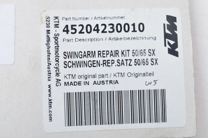 OEM KTM 45204230010 Swing Arm Repair Kit NOS