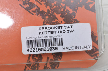 OEM KTM 45210051039 Sprocket 39T NOS