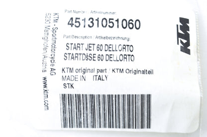 OEM KTM 45131051060 Start Jet NOS