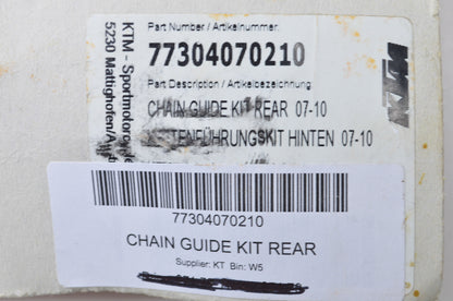 New OEM KTM Rear Chain Guide Kit NOS