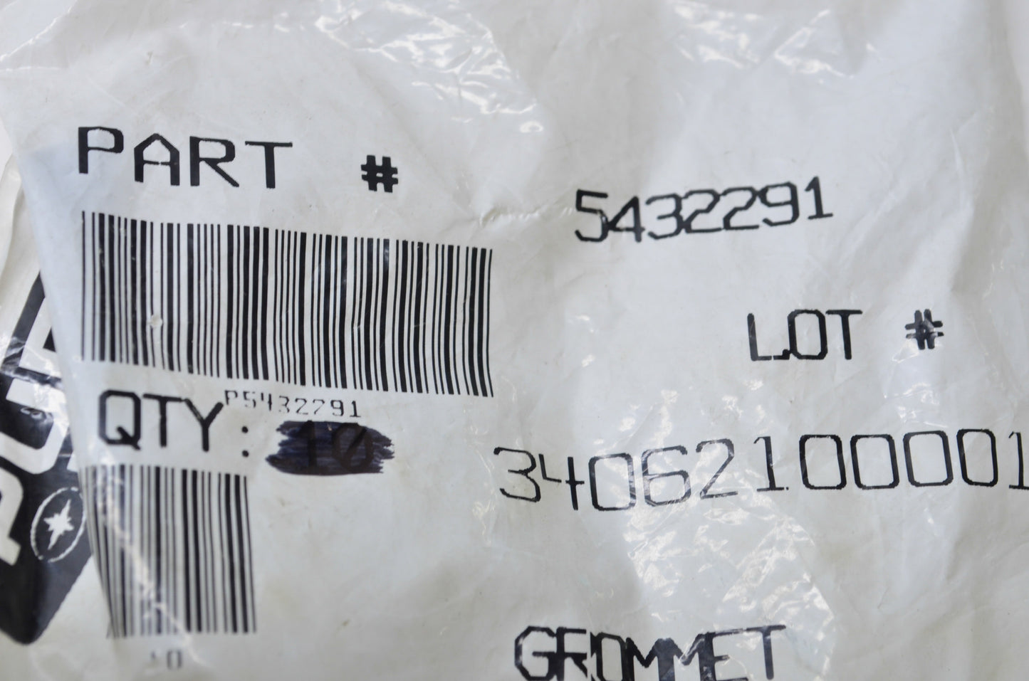 OEM Polaris 5432291 Grommet Qty 2 NOS