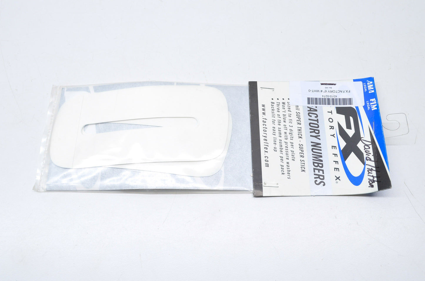 Factory Effex 4310-0274 6" White # 0 Kit NOS