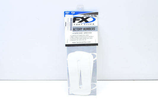 Factory Effex 4310-0274 6" White # 0 Kit NOS