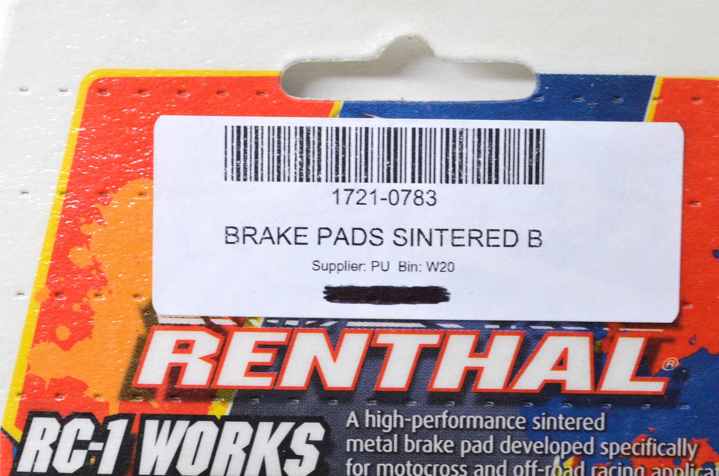 New Renthal RC1 Works Brake Pads NOS