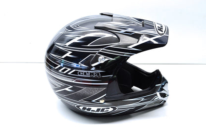 HJC 04-HH-PI-33 CL-X4 Black/Silver Helmet XXS NOS