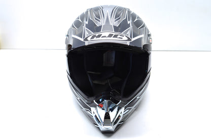 HJC 04-HH-PI-33 CL-X4 Black/Silver Helmet XXS NOS