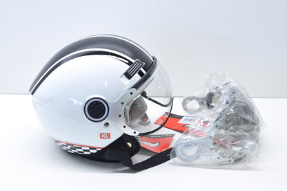New Fulmer White Rally Helmet XL NOS