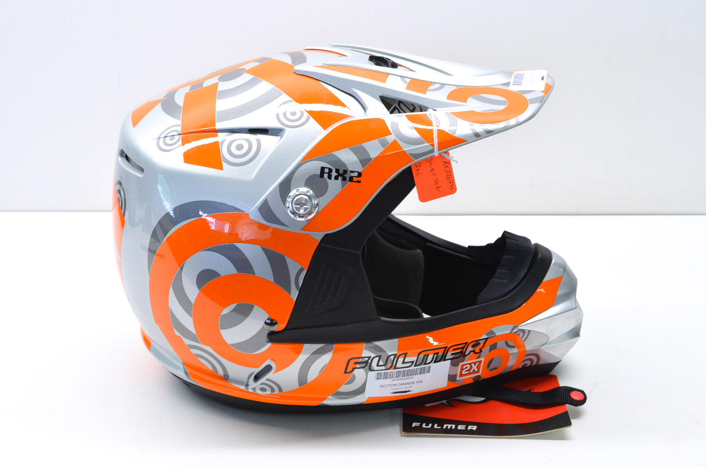 Fulmer AFRX22697S RX2 Orange Sector Helmet XXL NOS