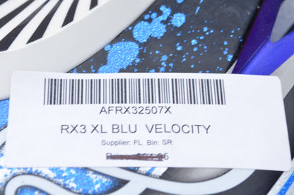 Fulmer AFRX32507X RX3 Blue Velocity Helmet XL NOS