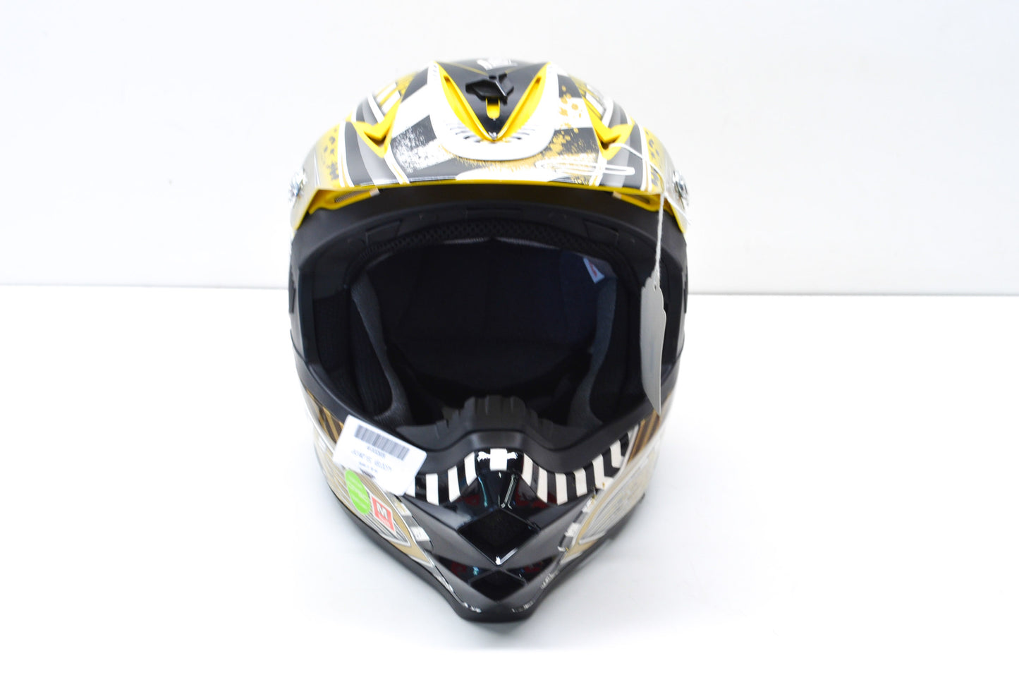 Fulmer AFJX32303X JX3 Yellow Velocity Youth Medium Helmet NOS