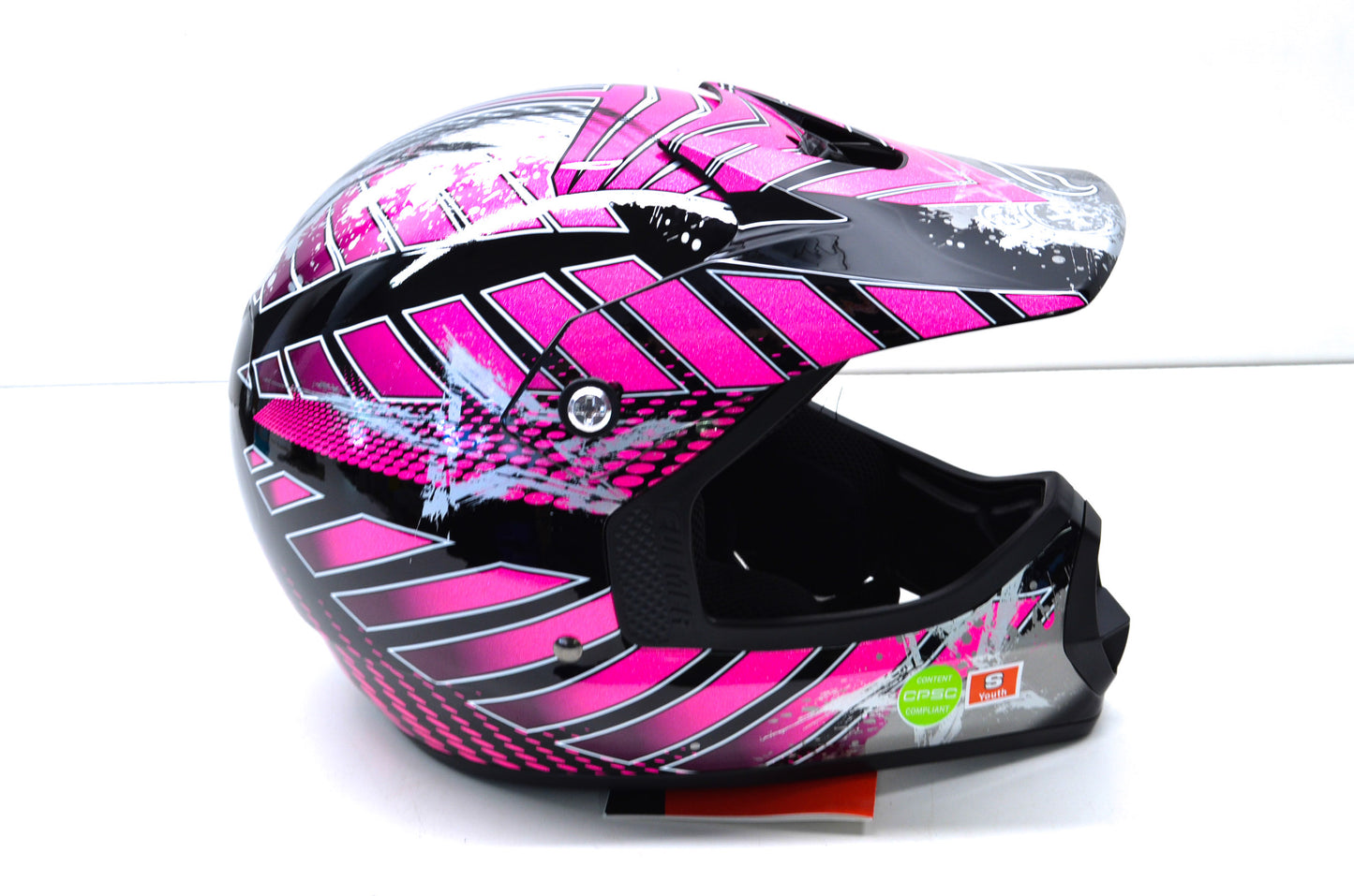 Fulmer AFJT12222D Pink Danger Helmet Youth Small NOS