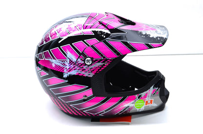 Fulmer AFJT12222D Pink Danger Helmet Youth Small NOS