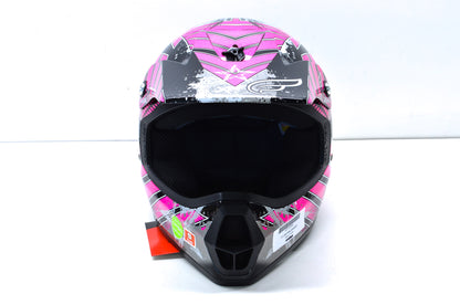 Fulmer AFJT12222D Pink Danger Helmet Youth Small NOS