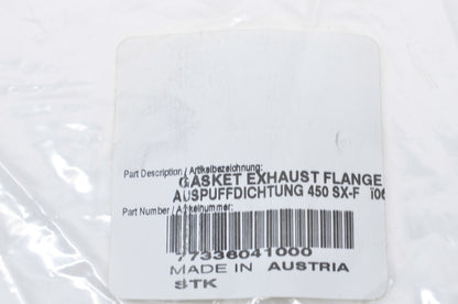 New OEM KTM 77336041000 Exhaust Flange Gasket NOS