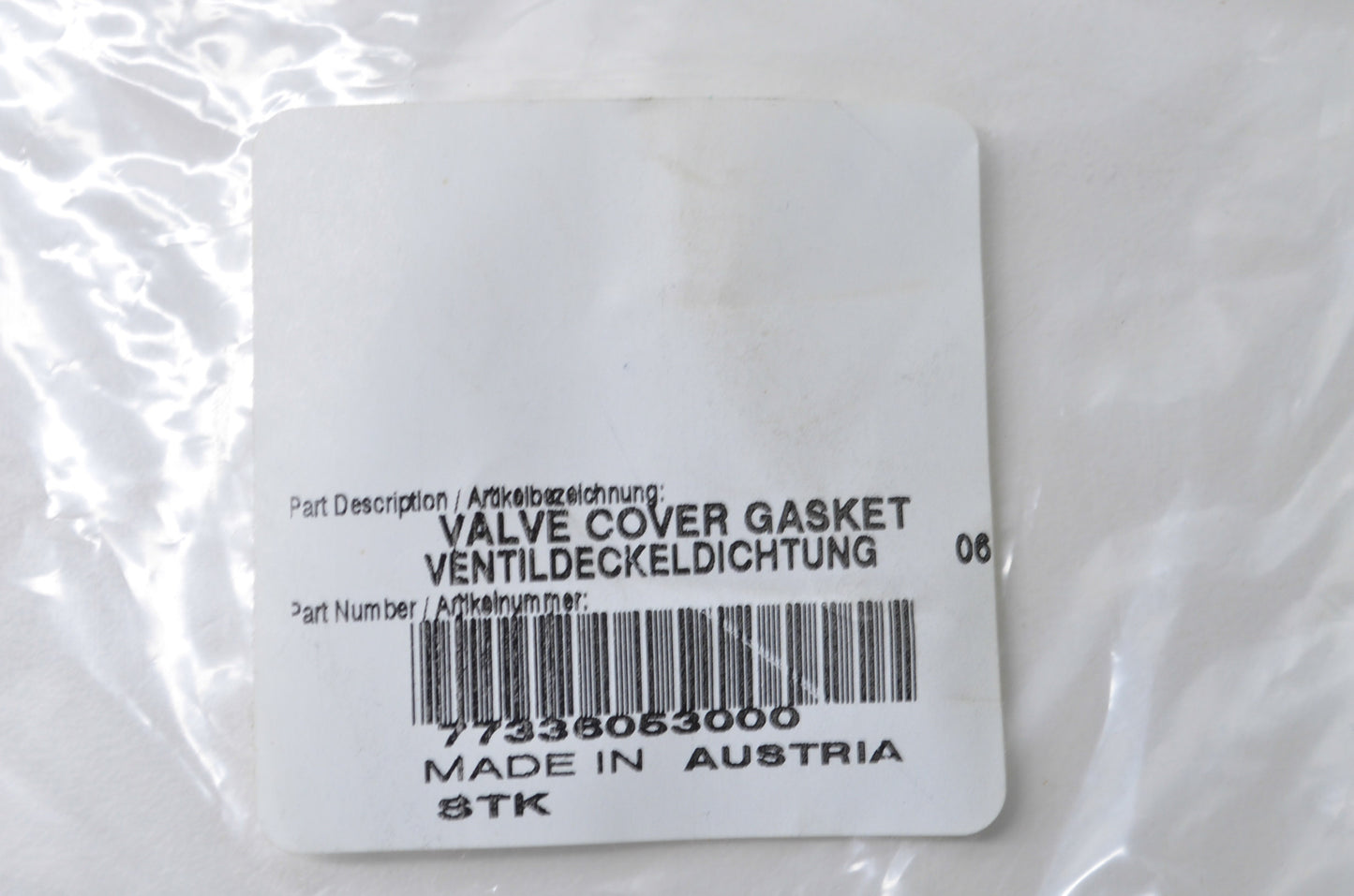 OEM KTM 77336053000 Valve Cover Gasket NOS
