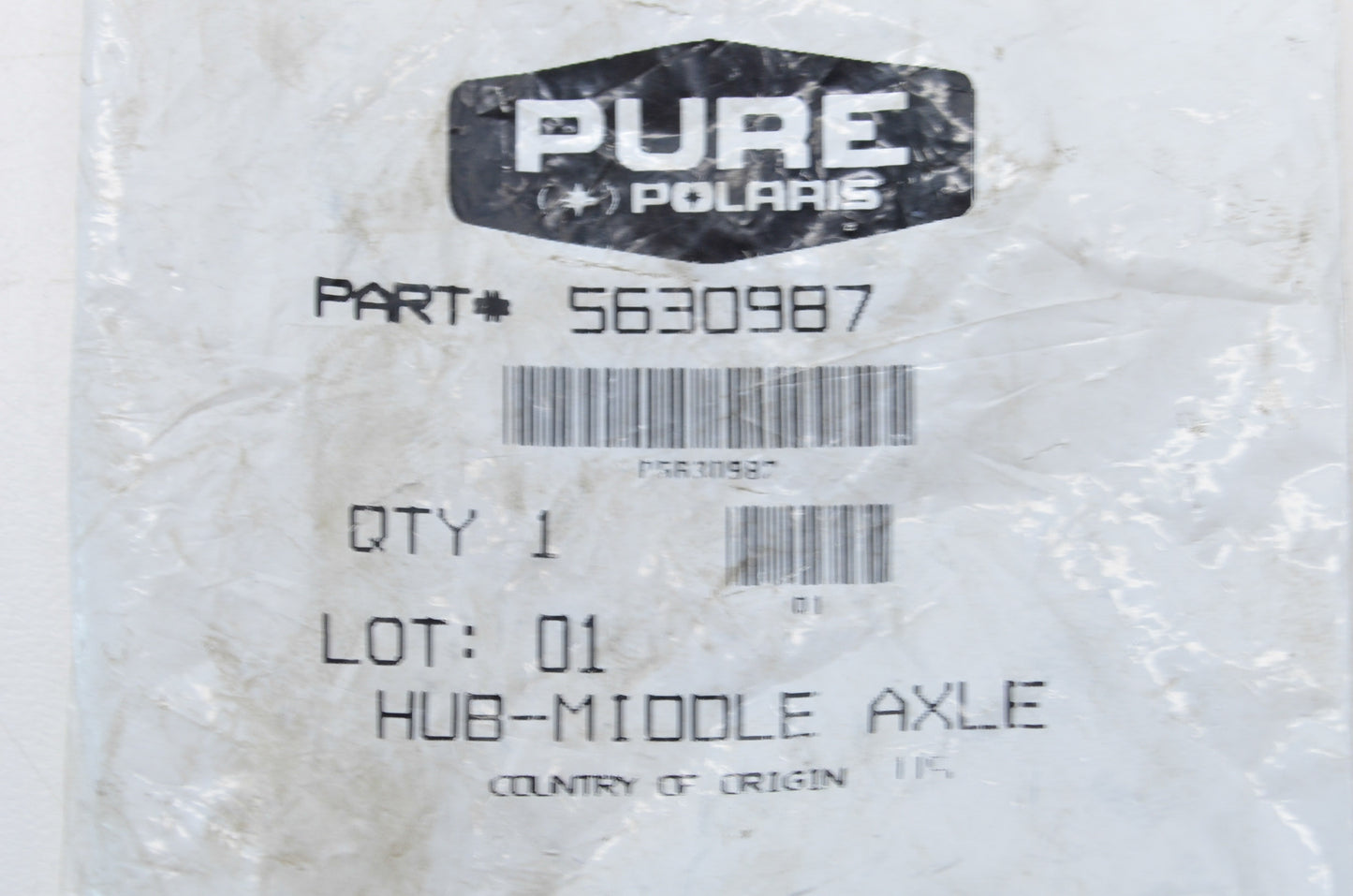 OEM Polaris 5630987 Locking Middle Axle Hub NOS