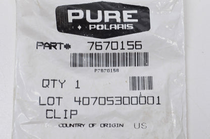 OEM Polaris 7670156 Barbed Retaining Clip NOS