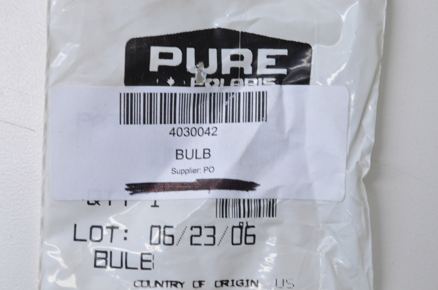 OEM Polaris 4030042 Bulb NOS