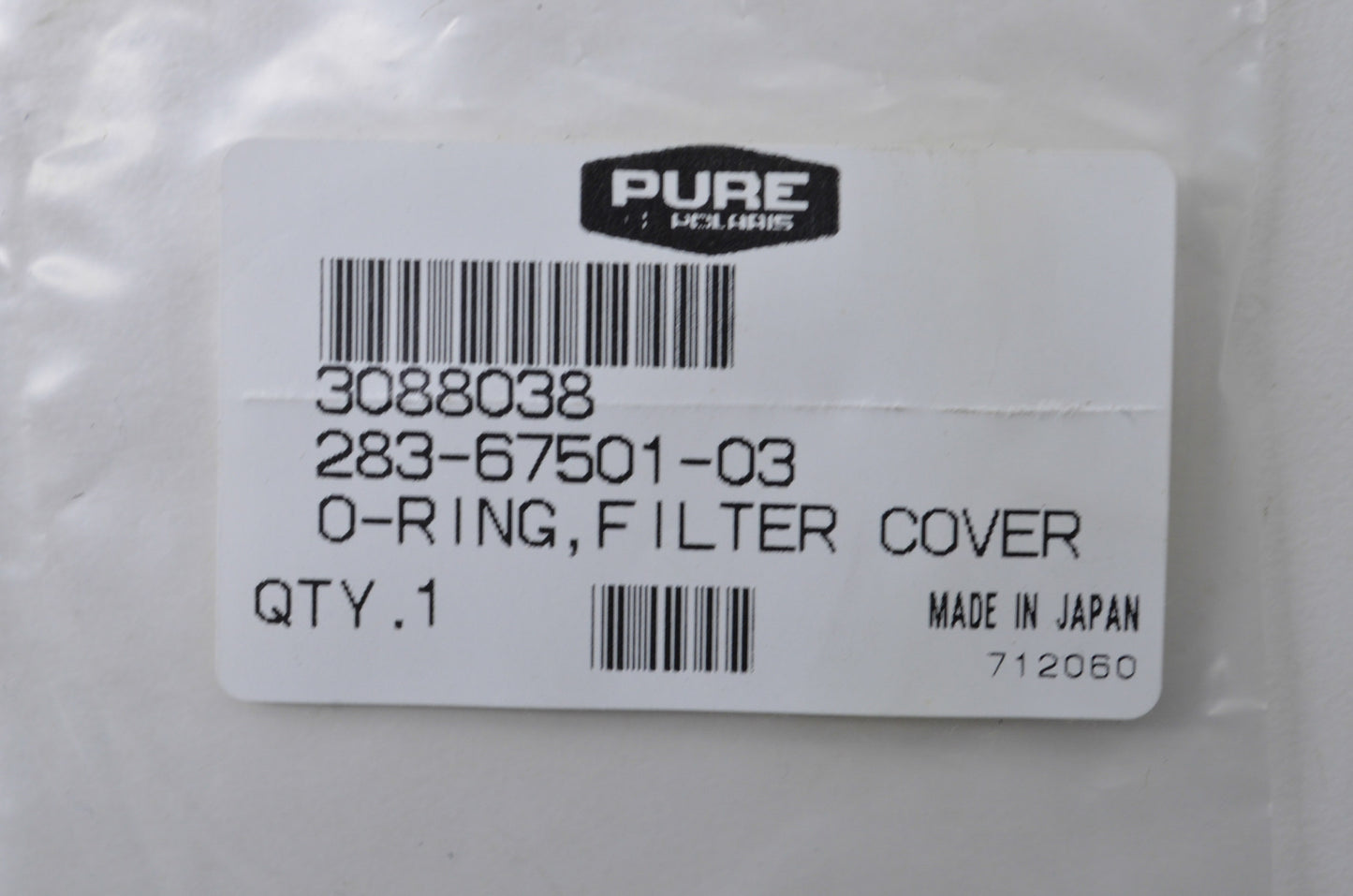 OEM Polaris 3088038 Filter Cover O-Ring NOS