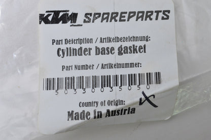 OEM KTM 50330035050 Cylinder Base Gasket 0.50mm NOS