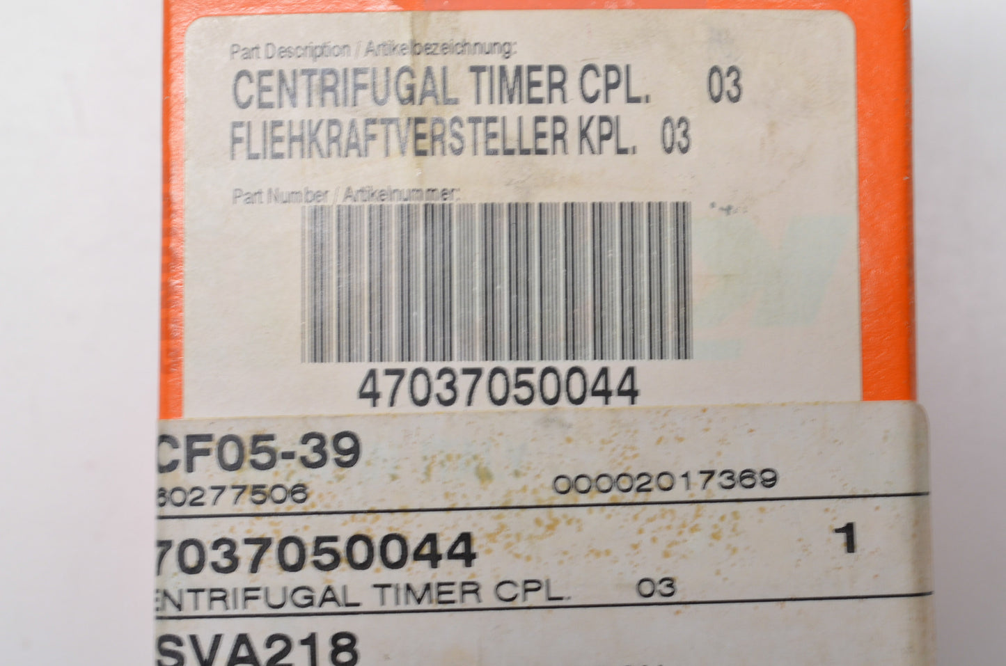 OEM KTM 47037050044 Centrifugal Timer NOS