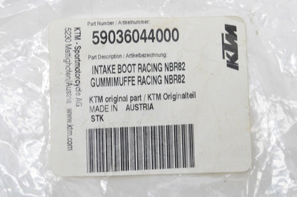 New OEM KTM Racing Intake Boot NOS