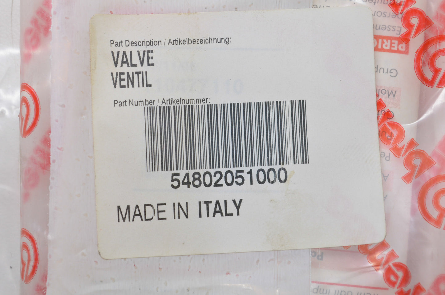 OEM KTM 54802051000 Valve NOS