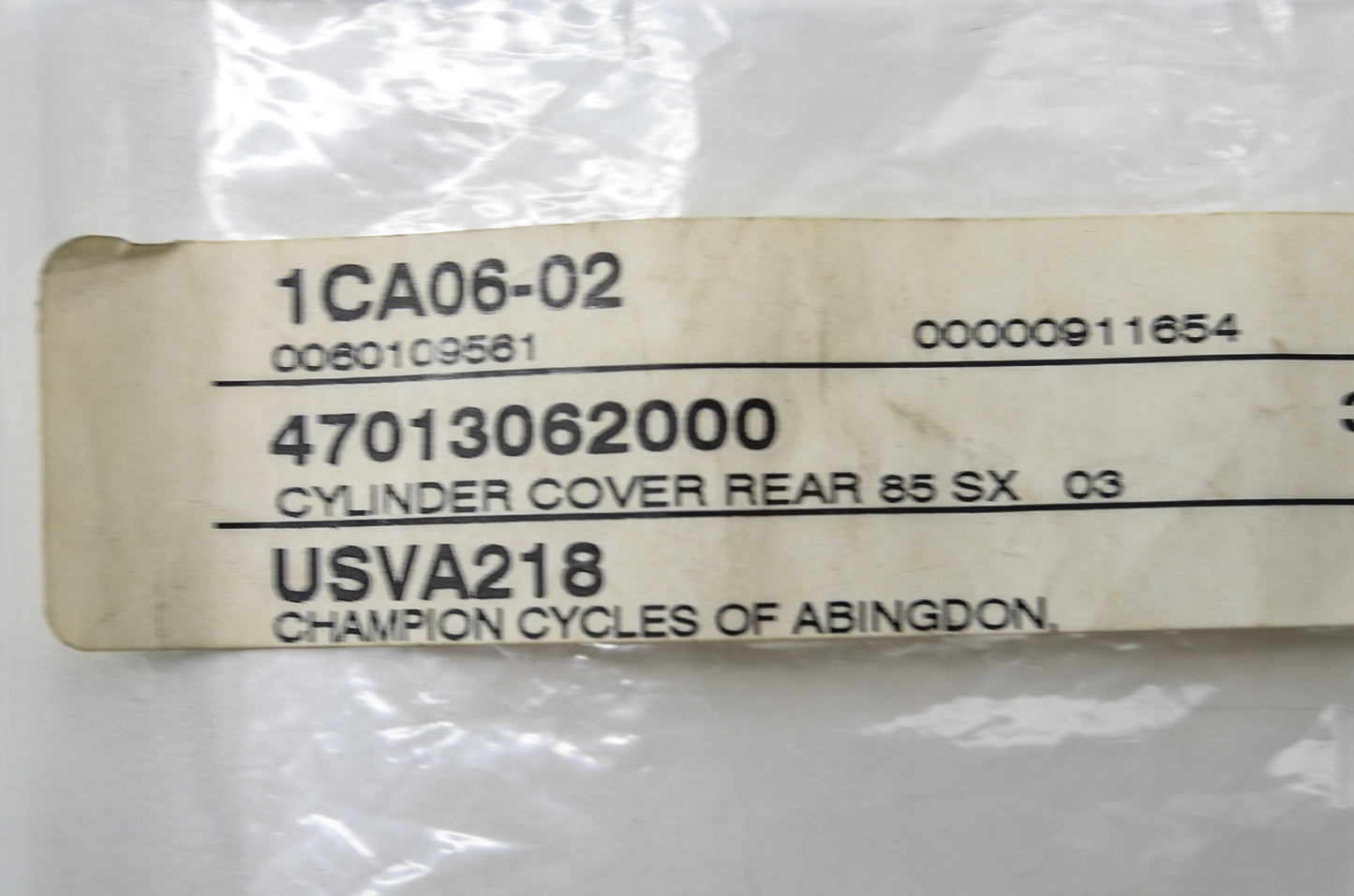 New OEM KTM Rear Cylinder Cover NOS