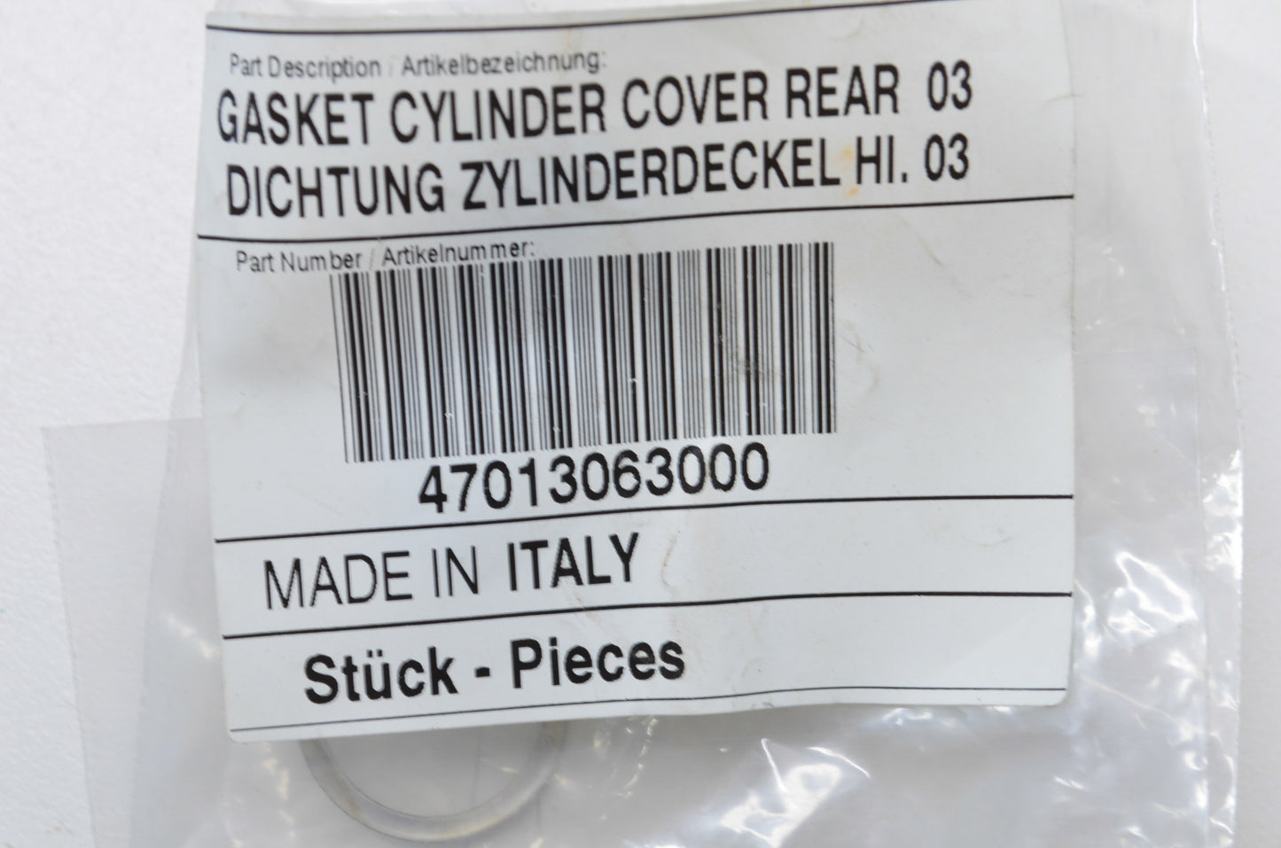 OEM KTM 47013063000 Rear Gasket Cylinder Cover NOS
