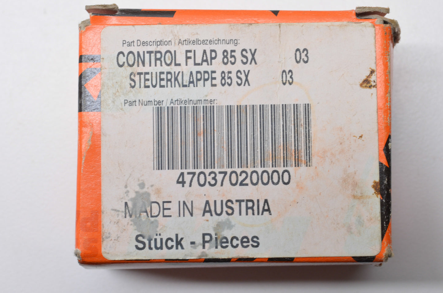 OEM KTM 47037020000 Control Flap NOS