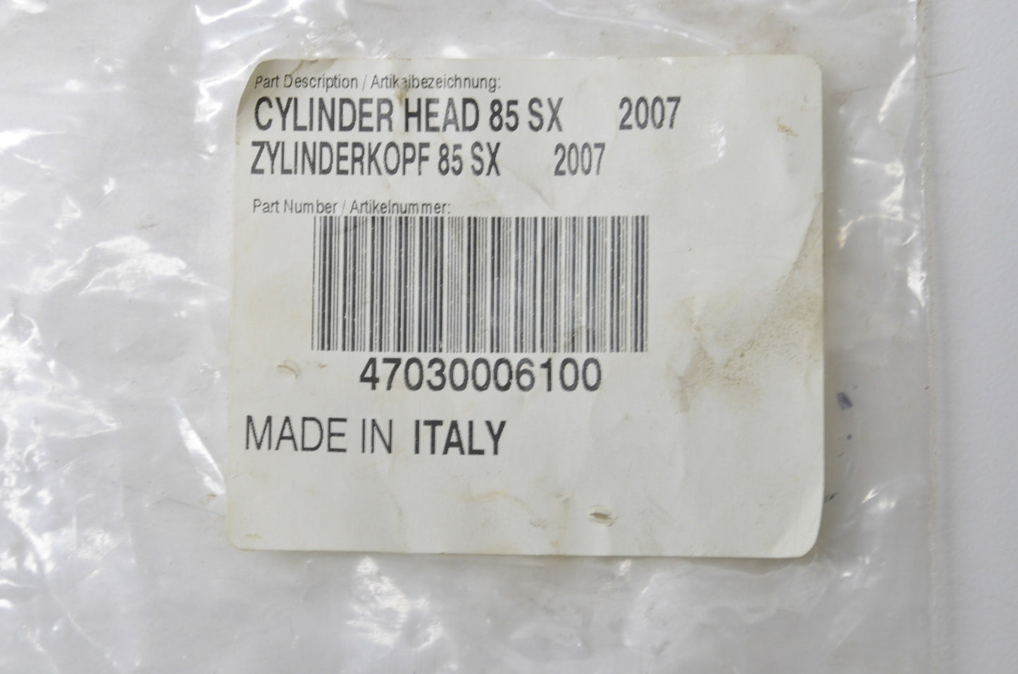 New OEM KTM Cylinder Head NOS