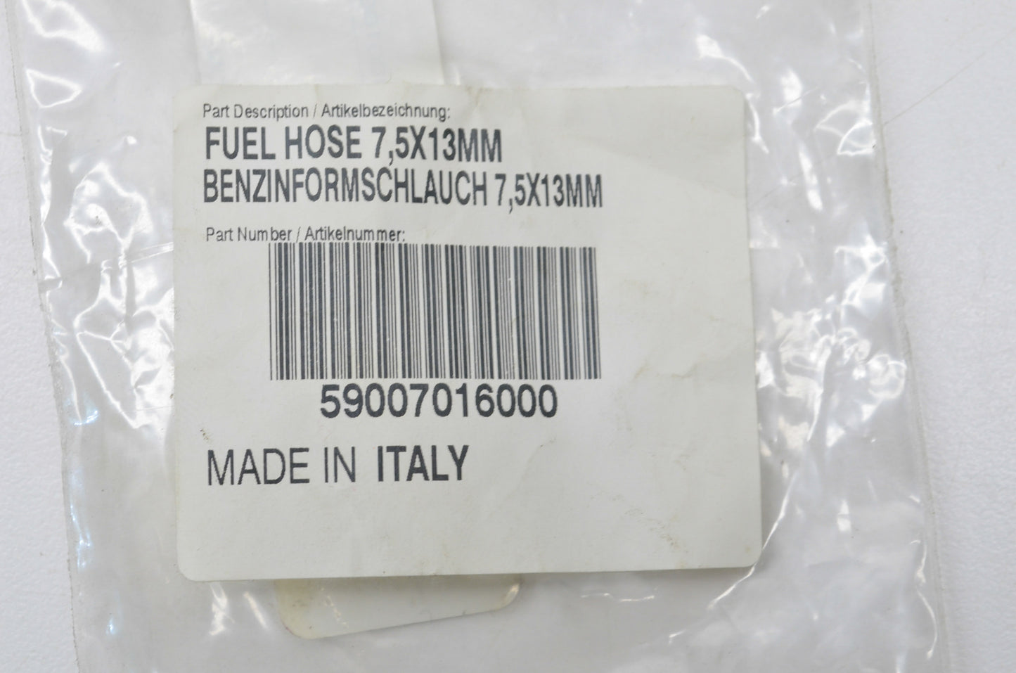 OEM KTM 59007016000 Fuel Hose 7.5x13mm NOS