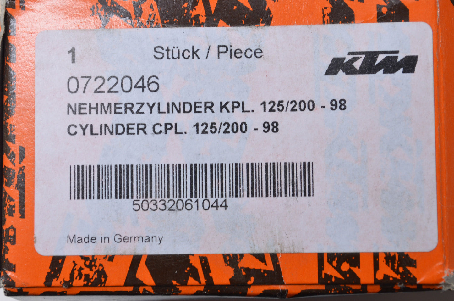 OEM KTM 50332061044 Cylinder NOS