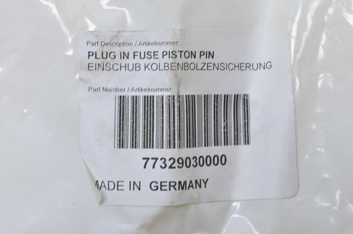 New OEM KTM Plug In Fuse Piston Pin NOS