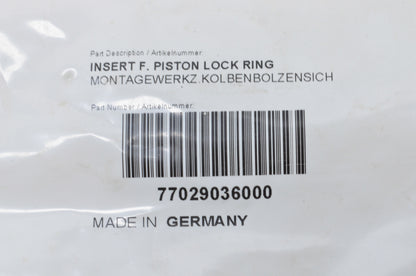 OEM KTM 77029036000 Piston Lock Ring Insert NOS