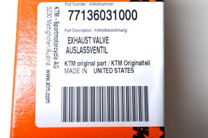OEM KTM 77136031000 Exhaust Valve
