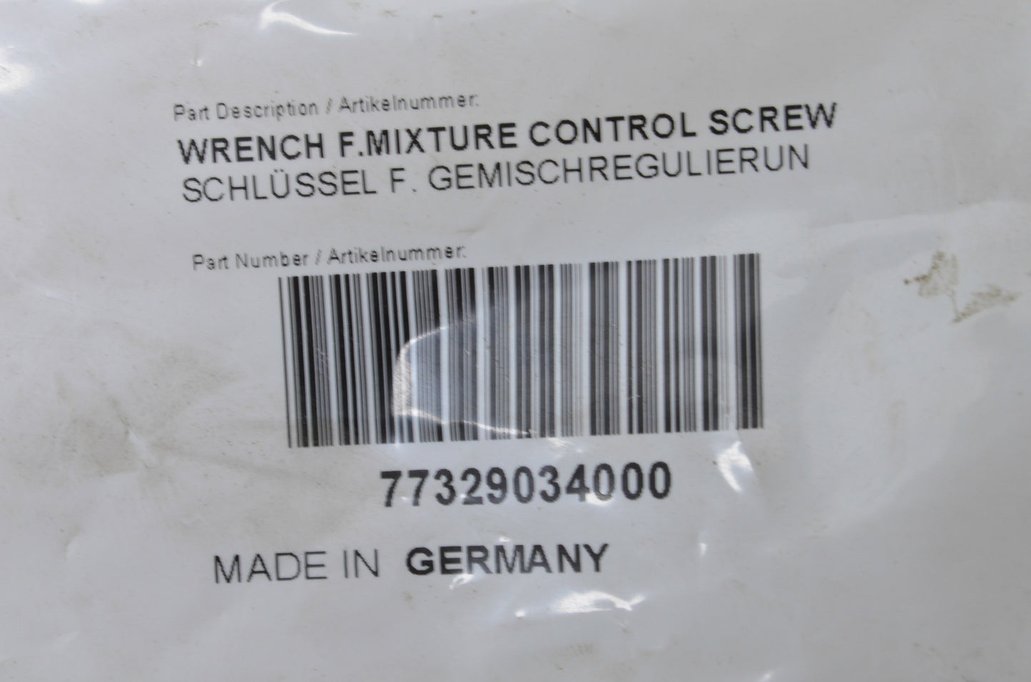 OEM KTM 77329034000 Mixture Control Screw Wrench NOS