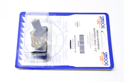 Sea-Dog 6503481 Brass/Neoprene Baitwell Plug 1/2" Kit NOS