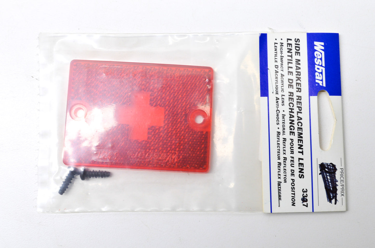 New Wesbar Side Lens Tail Light With Hardware NOS