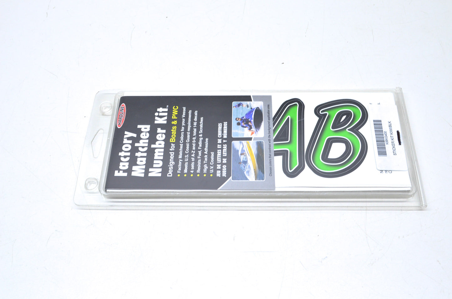 Black/Green Number & Letter Sticker/Decal Kit NOS