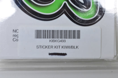 Black/Green Number & Letter Sticker/Decal Kit NOS