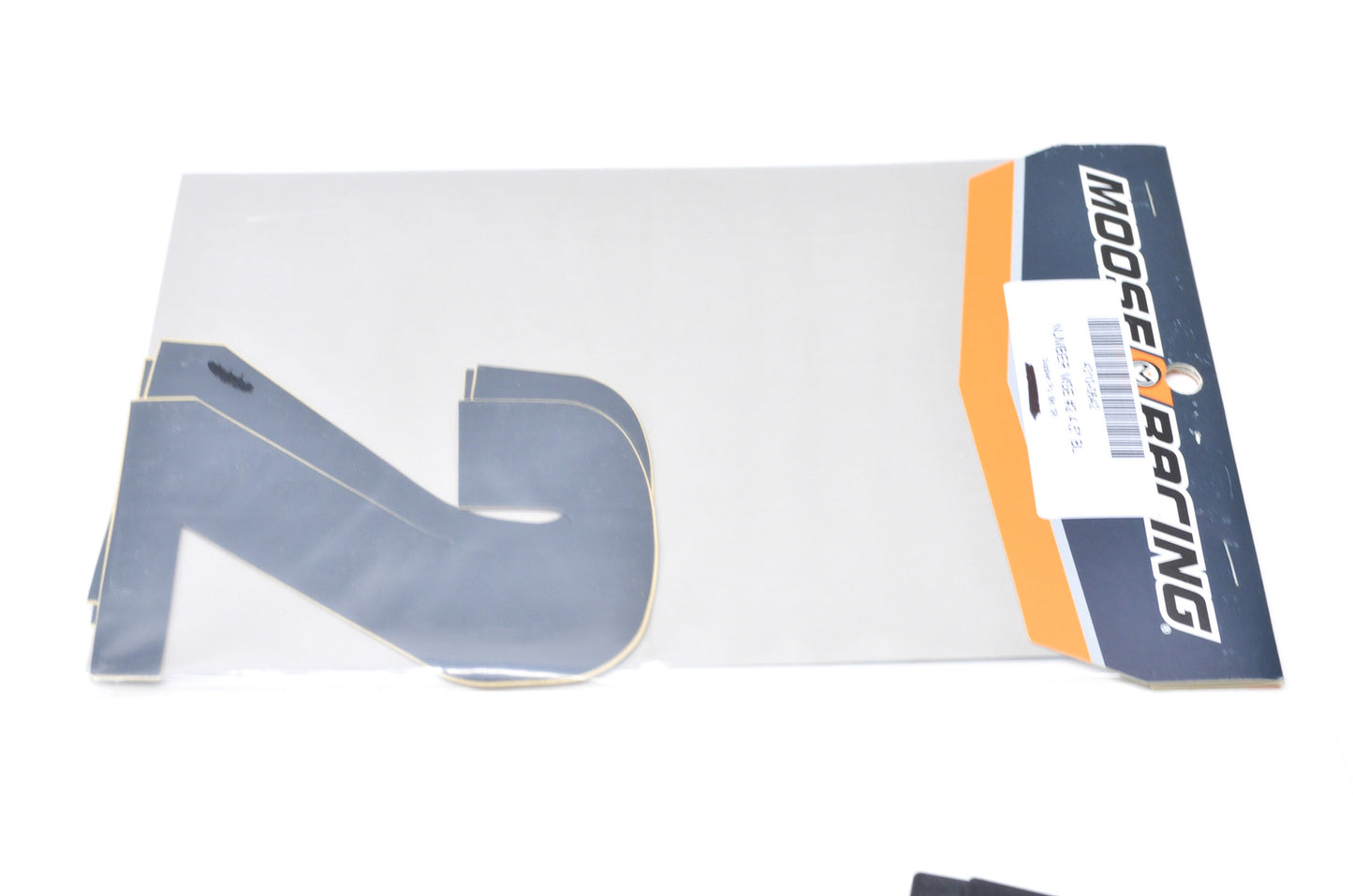 New Moose Racing Black Race Number Kit #2 4.5' NOS