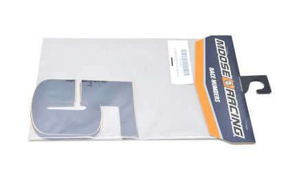 New Moose Racing Black Race Number Kit #5 4.5' NOS