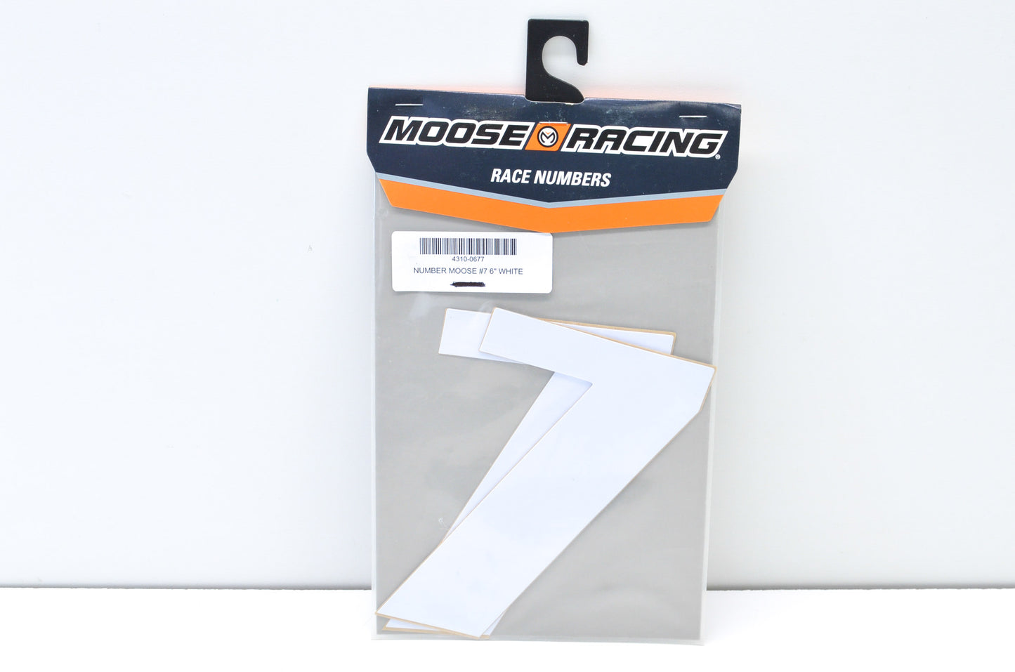New Moose Racing White Race Number Kit #7 6' NOS