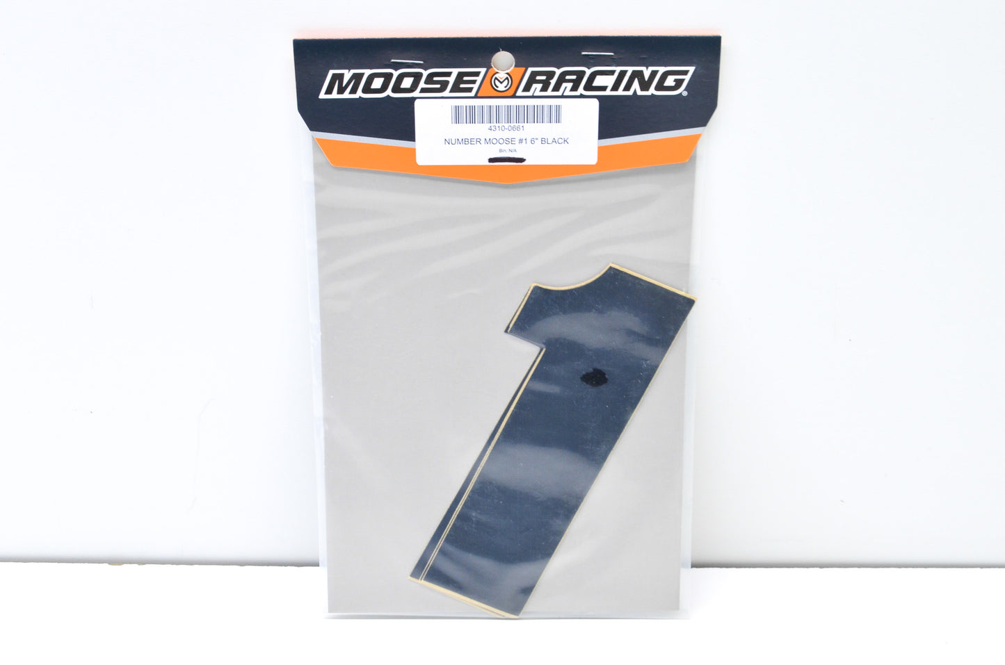 New Moose Racing Black Race Number Kit #1 6' NOS