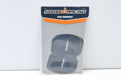New Moose Racing Black Race Number Kit #8 6' NOS