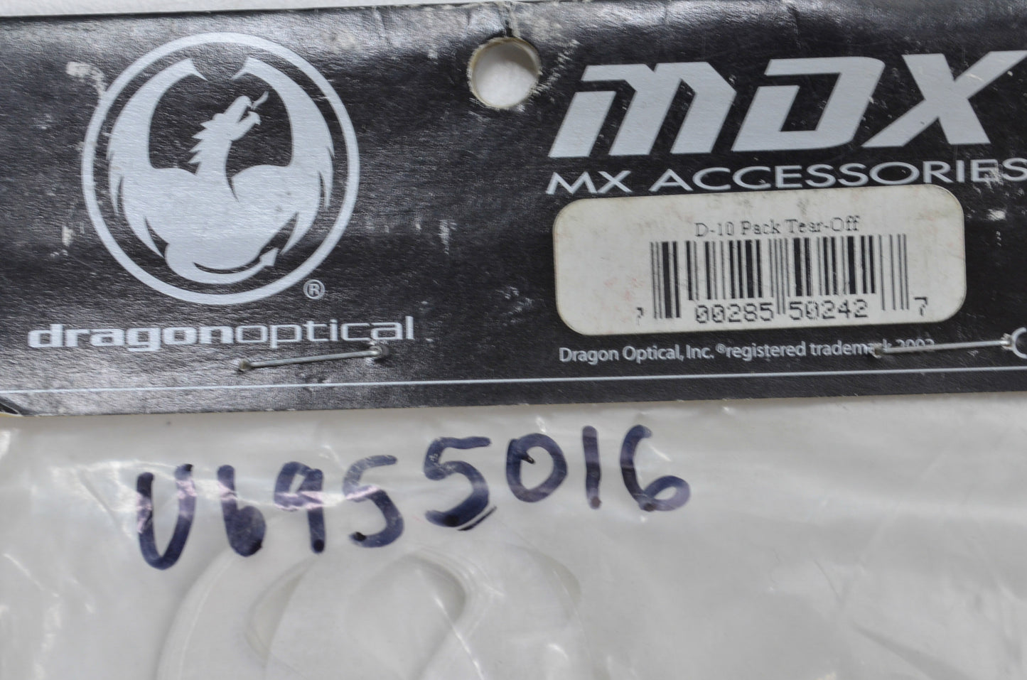 Dragon U6955016 10 Pack Tear Off Kit NOS